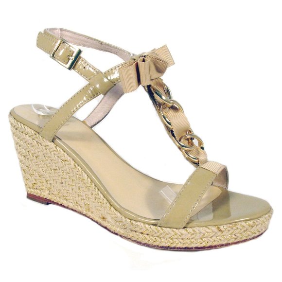 kate spade Shoes - KATE SPADE Brook Patent Leather Wedge Espadrilles